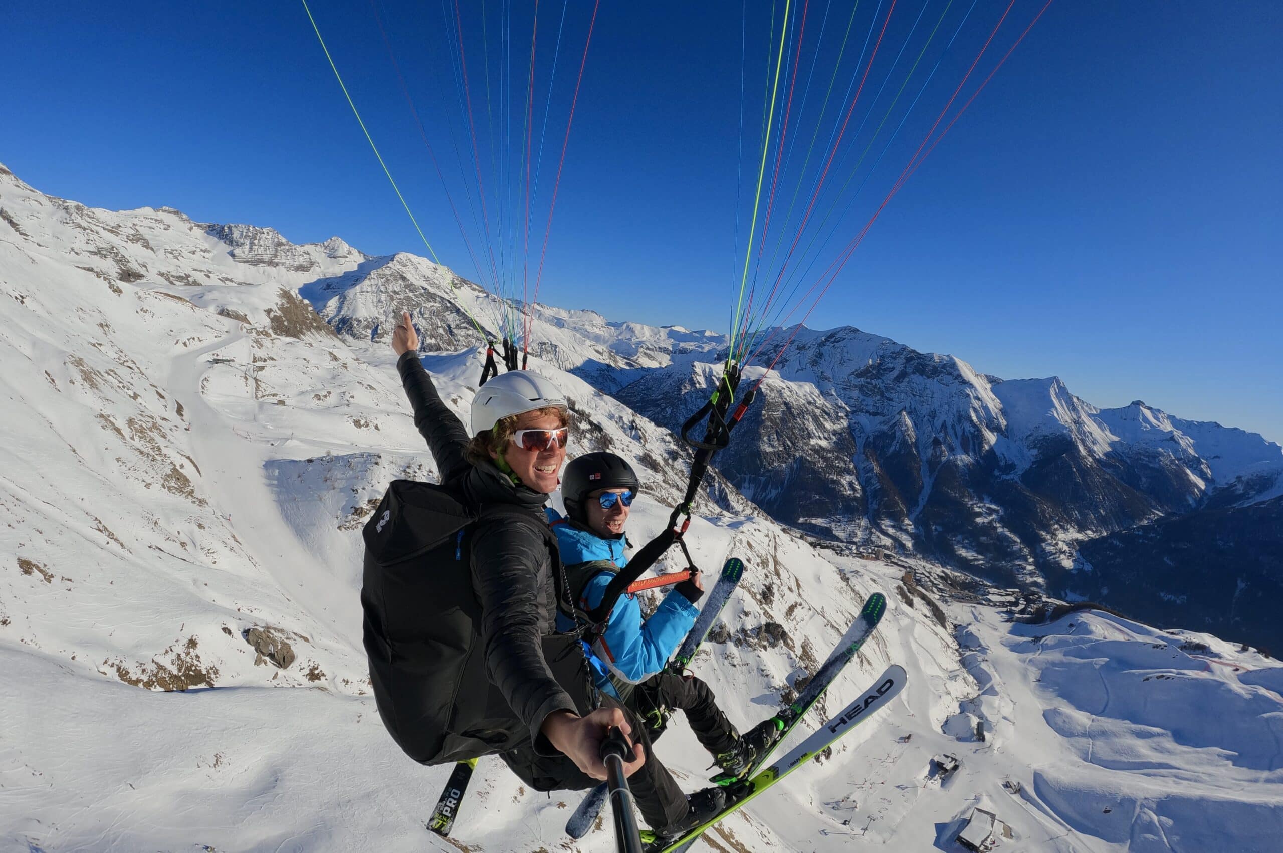 Baptême parapente Ski bi-place